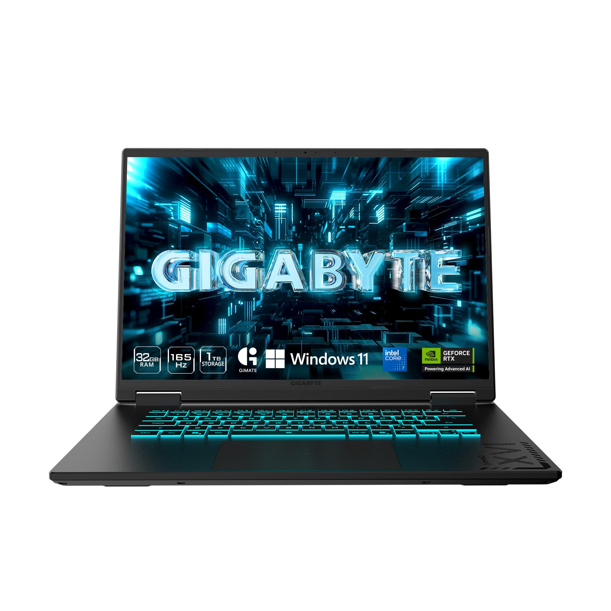 GIGABYTE - Gaming A16 PRO Gaming Laptop - 165Hz 2560x1600 WQXGA - NVIDIA GeForce RTX 5080 - Intel Core Ultra 7 240H - 1TB SSD with 32GB LPDDR5X RAM - Windows 11 Home (Gaming A16 PRO DYHG5USCC4SH)