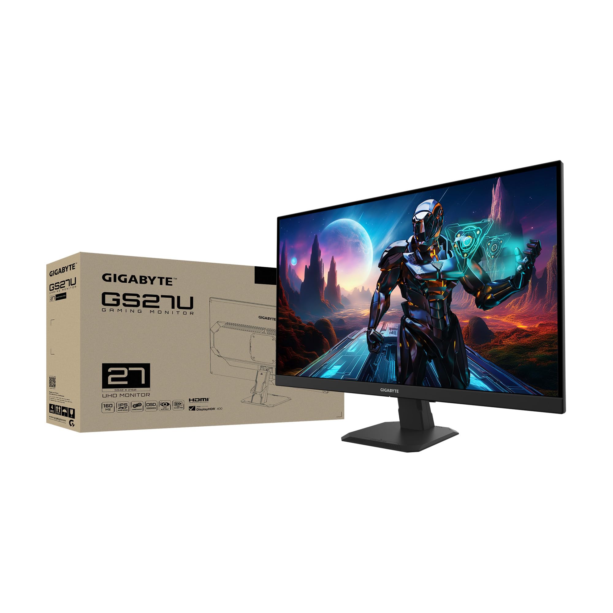GIGABYTE - GS27U - 27" SS IPS Gaming Monitor - UHD 3840x2160-160Hz - 1ms MPRT - AMD FreeSync Premium - HDMI, DP - Black 13 GIGABYTE - GS27U - 27" SS IPS Gaming Monitor - UHD 3840x2160-160Hz - 1ms MPRT - AMD FreeSync Premium - HDMI, DP - Black