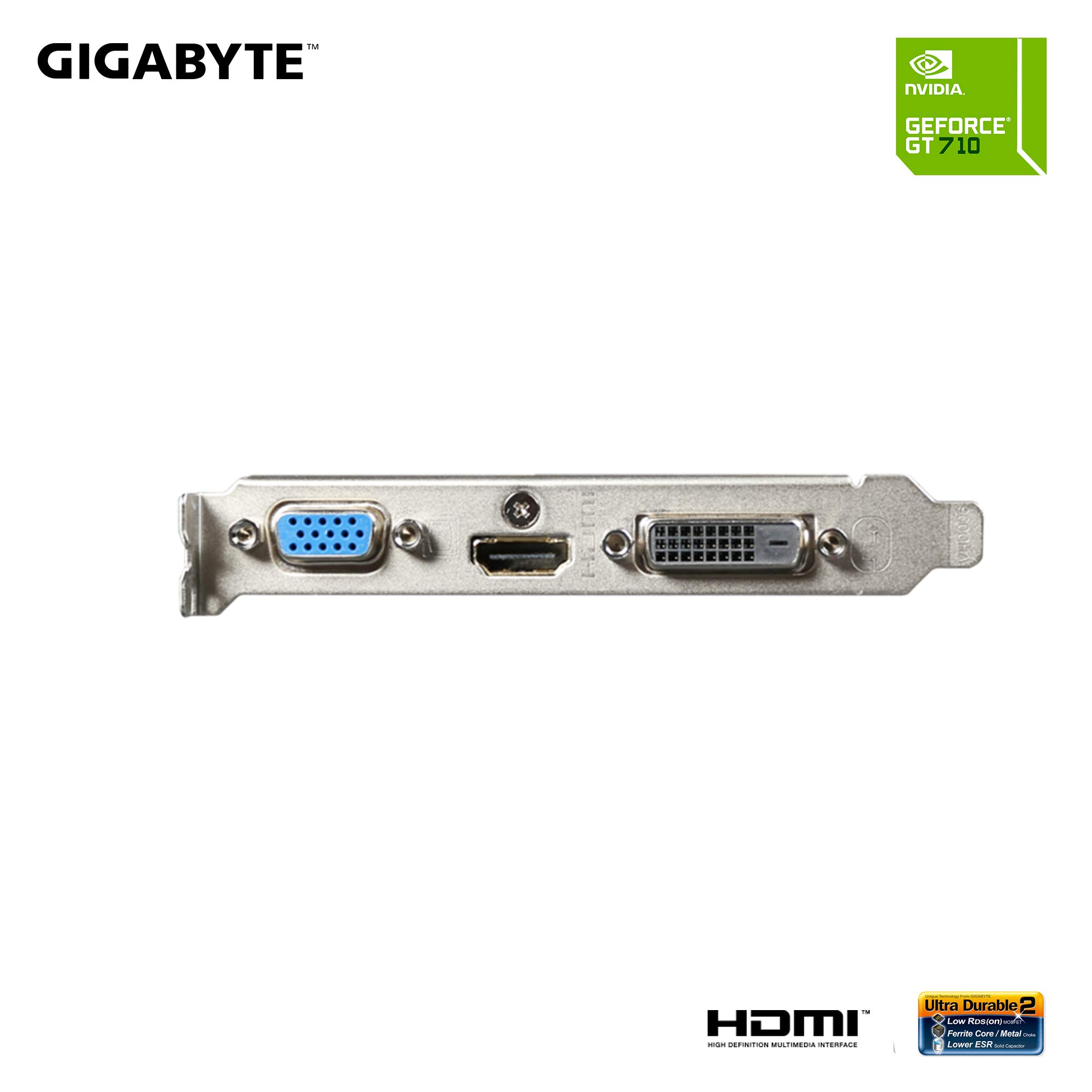 GIGABYTE 2GB RAM DDR3 SDRAM Video Graphics Cards GV-N710D3-2GL REV2.0 5 GIGABYTE 2GB RAM DDR3 SDRAM Video Graphics Cards GV-N710D3-2GL REV2.0
