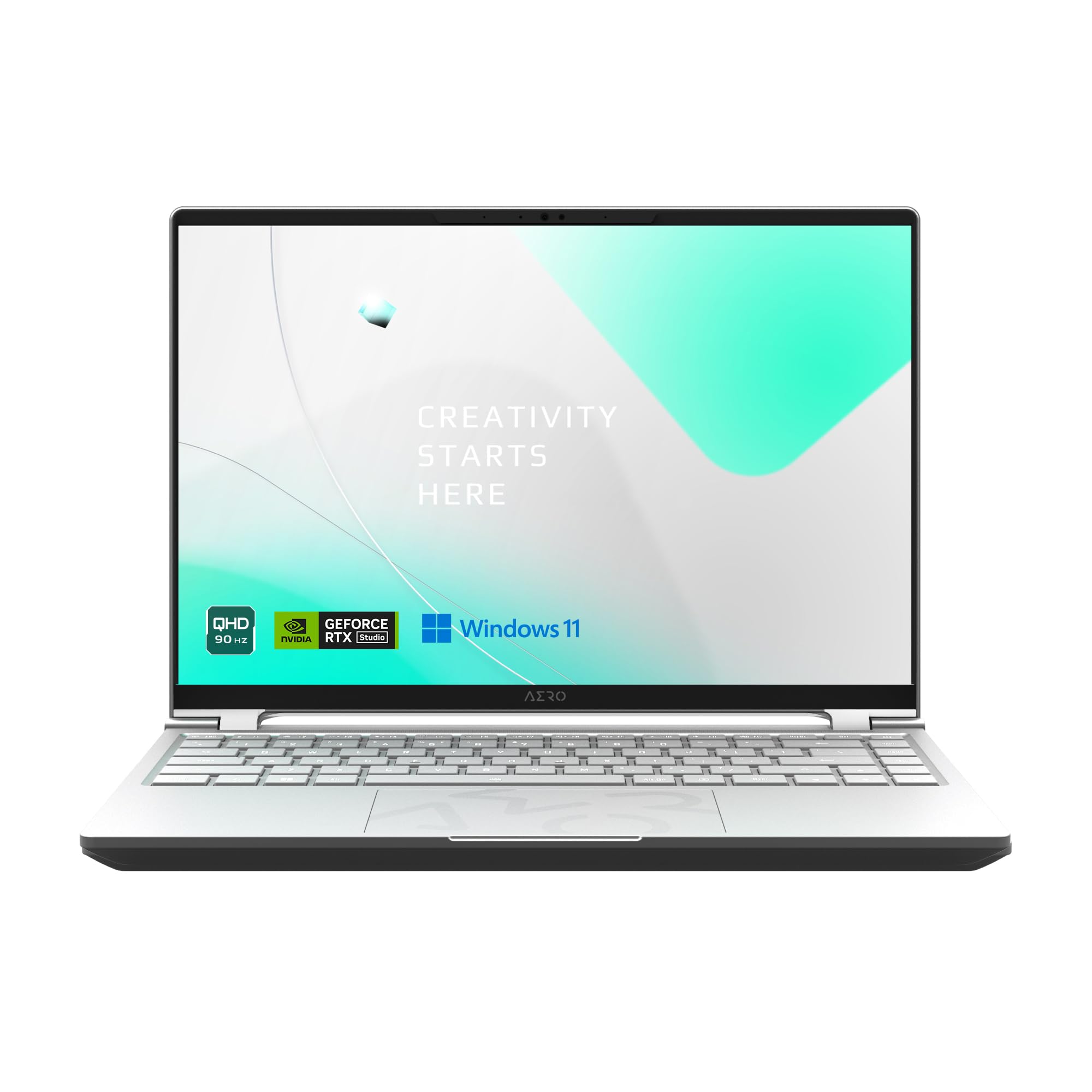 GIGABYTE AERO 14 OLED - 14.0" 16:10 2.8K QHD+ 2880x1800 90Hz OLED - NVIDIA GForce RTX 4050 GPU 6GB GDDR6 - Intel Core i5-12500H - 16GB DDR5 RAM - 1TB SSD - Windows 11 Home (AERO 14 OLED 9MF-E2USBB4SH)