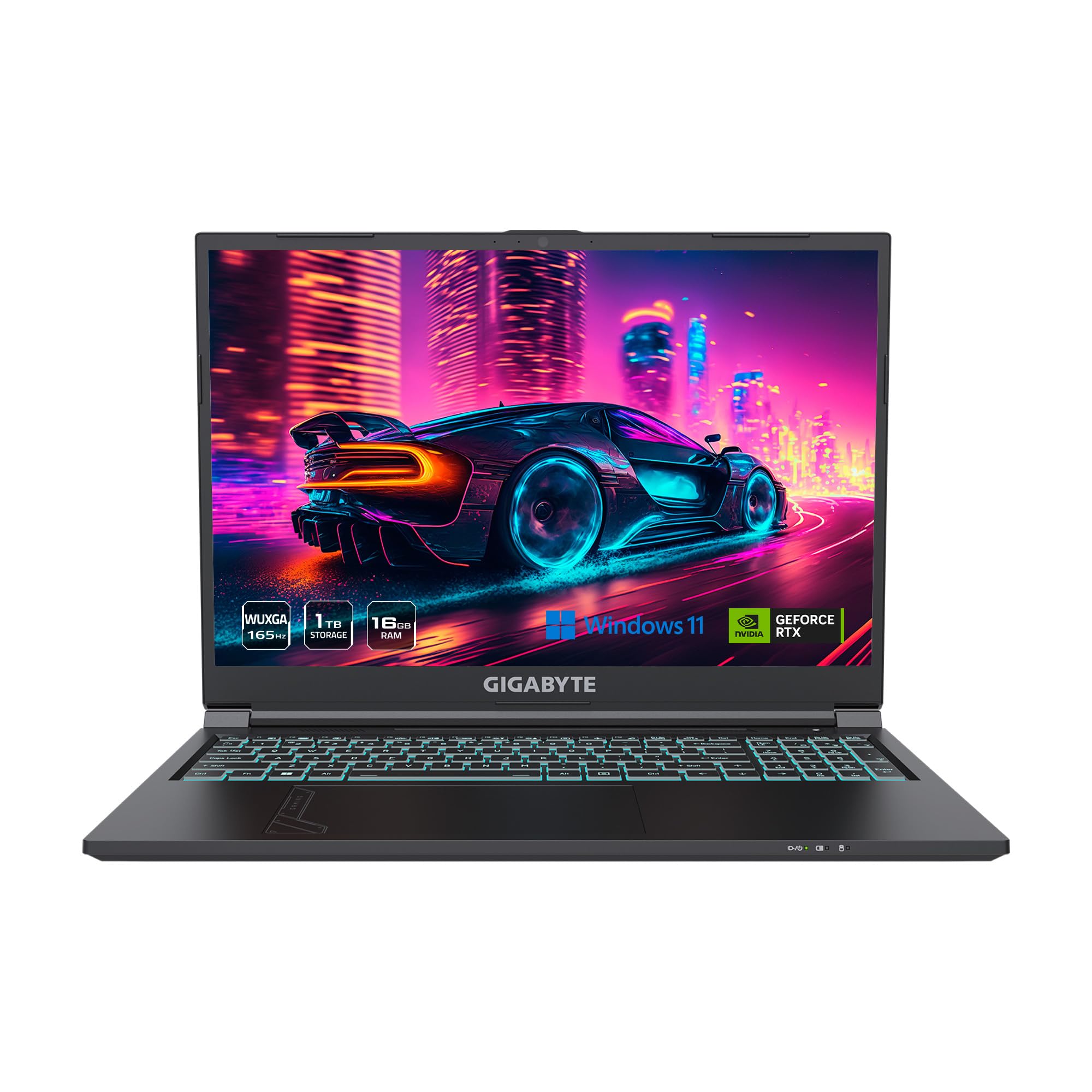 GIGABYTE - G6 (2024) Gaming Laptop - 165Hz 1920x1200 WUXGA - NVIDIA GeForce RTX 4050 - Intel i7-13620H - 1TB SSD with 16GB DDR5 RAM - Windows 11 Home (G6 MF-H2US854KH)