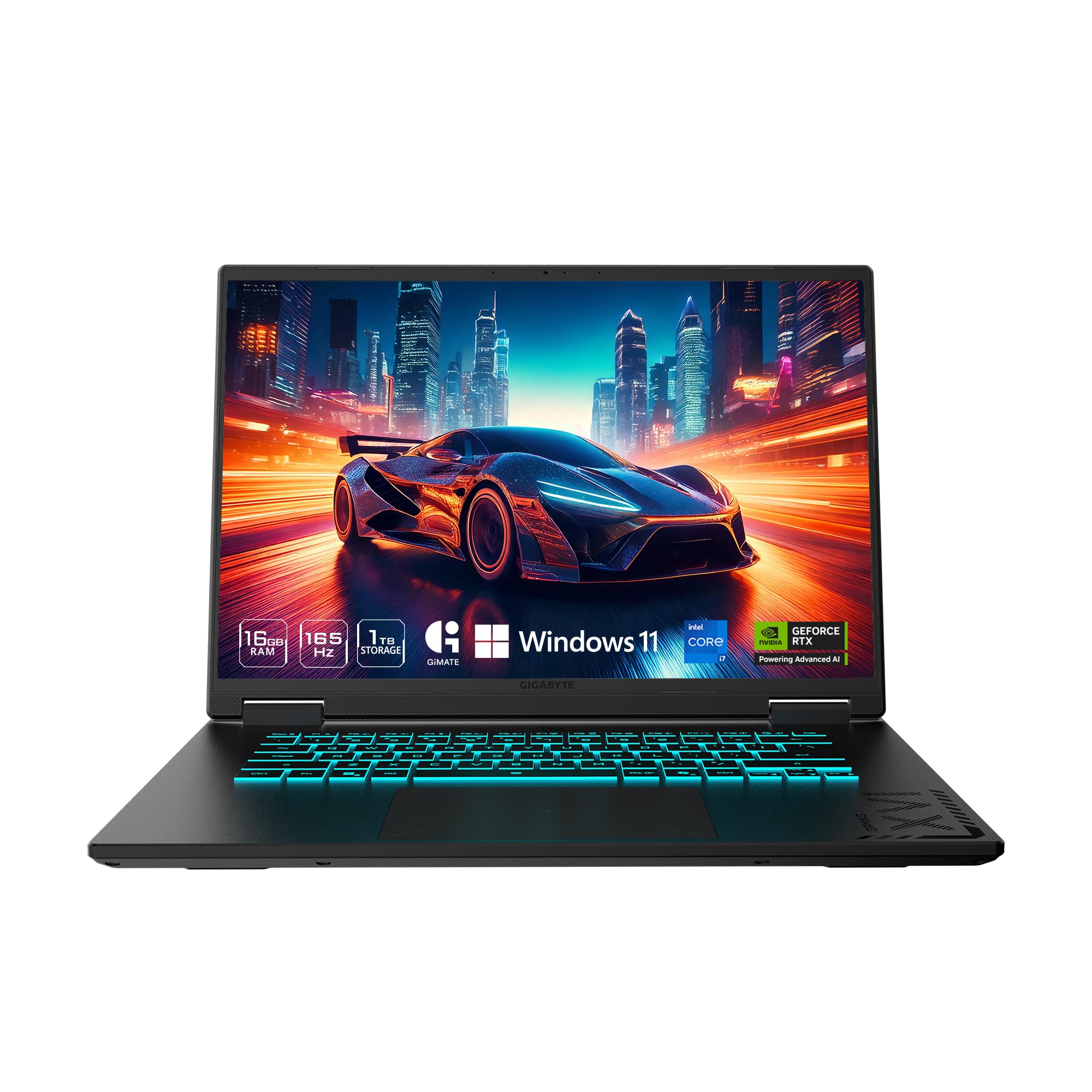 GIGABYTE - Gaming A16 Gaming Laptop - 165Hz 1920x1200 WUXGA - NVIDIA GeForce RTX 5070 - Intel i7-13620H - 1TB SSD with 16GB DDR5 RAM - Windows 11 Home AD (GIGABYTE Gaming A16 CWHI3US894SH)