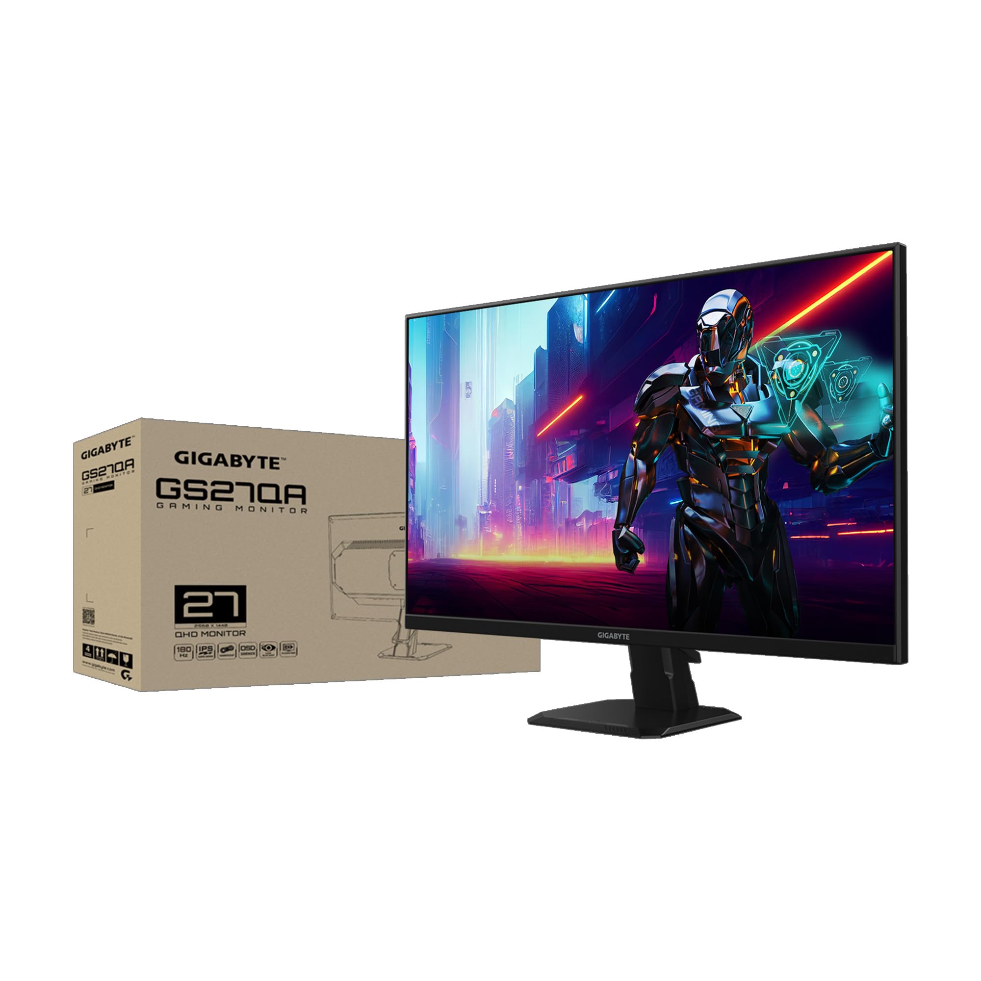 GIGABYTE GS27Q Advanced - 27" IPS Gaming Monitor - QHD 2560x1440-180Hz - 1ms MPRT - AMD FreeSync - HDMI, DP - Black (GS27Q A US) 13 GIGABYTE GS27Q Advanced - 27" IPS Gaming Monitor - QHD 2560x1440-180Hz - 1ms MPRT - AMD FreeSync - HDMI, DP - Black (GS27Q A US)