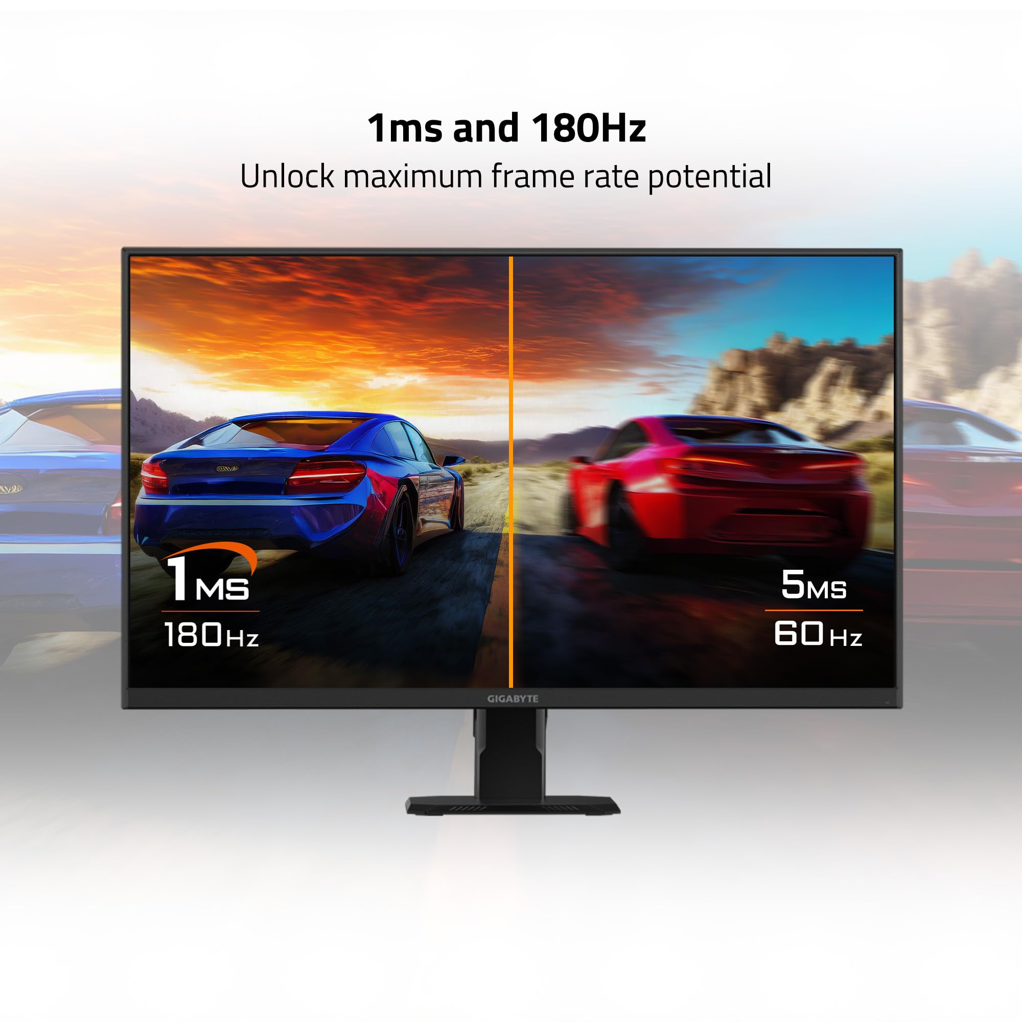 GIGABYTE GS27Q Advanced - 27" IPS Gaming Monitor - QHD 2560x1440-180Hz - 1ms MPRT - AMD FreeSync - HDMI, DP - Black (GS27Q A US) 3 GIGABYTE GS27Q Advanced - 27" IPS Gaming Monitor - QHD 2560x1440-180Hz - 1ms MPRT - AMD FreeSync - HDMI, DP - Black (GS27Q A US)