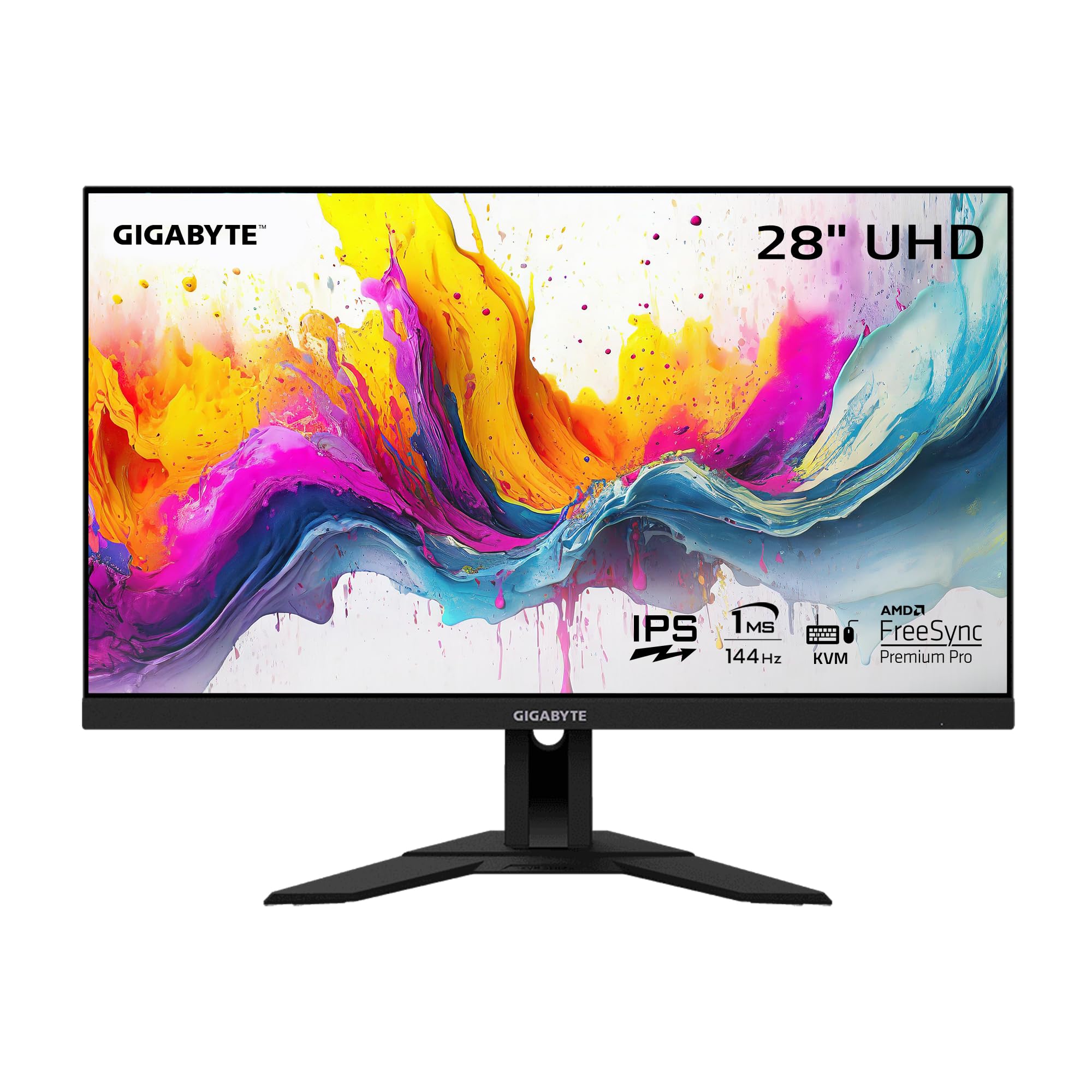 Gigabyte M28U 28 4K UHD Edge LED Gaming LCD Monitor - 16:9 - Black