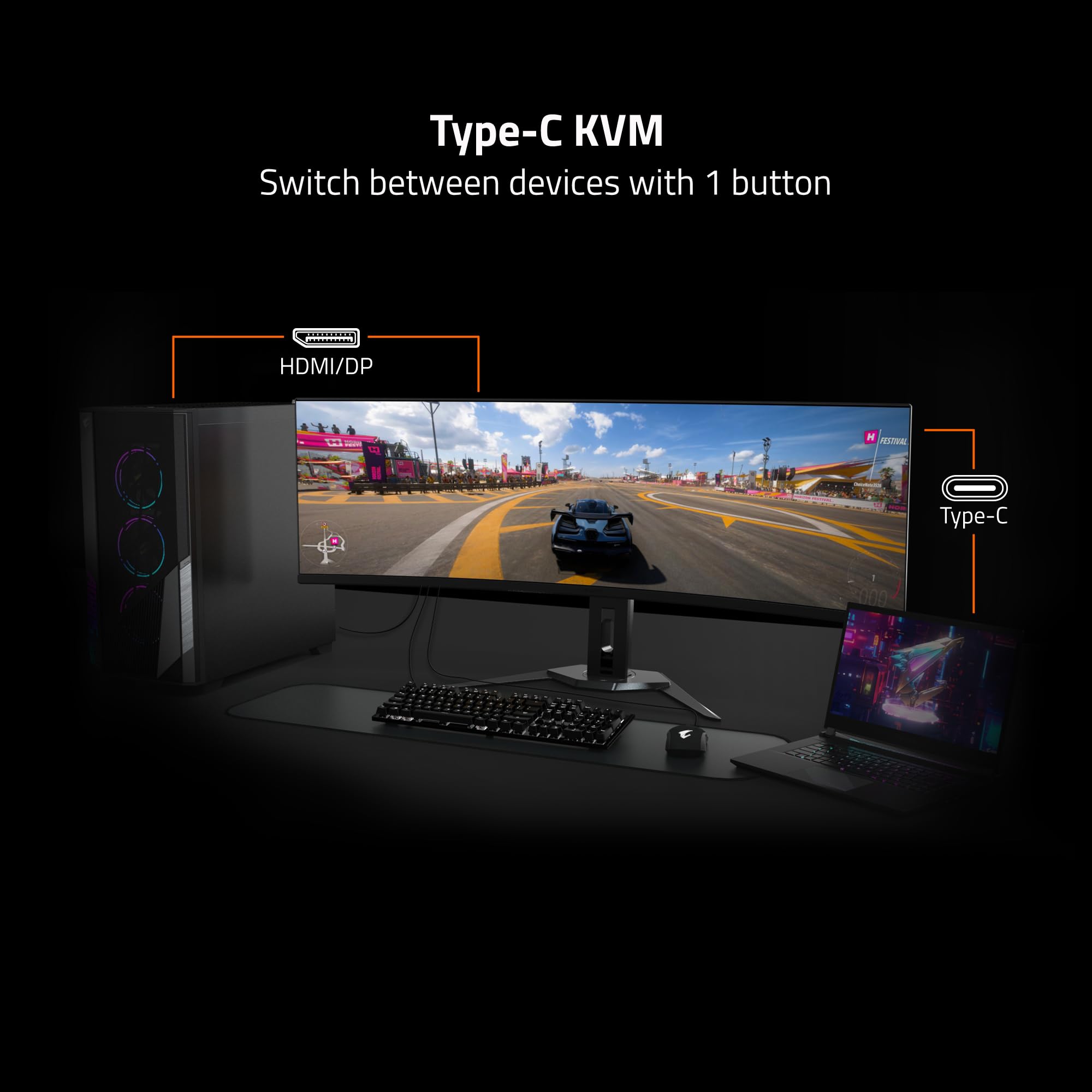 Gigabyte M28U 28 4K UHD Edge LED Gaming LCD Monitor - 16:9 - Black